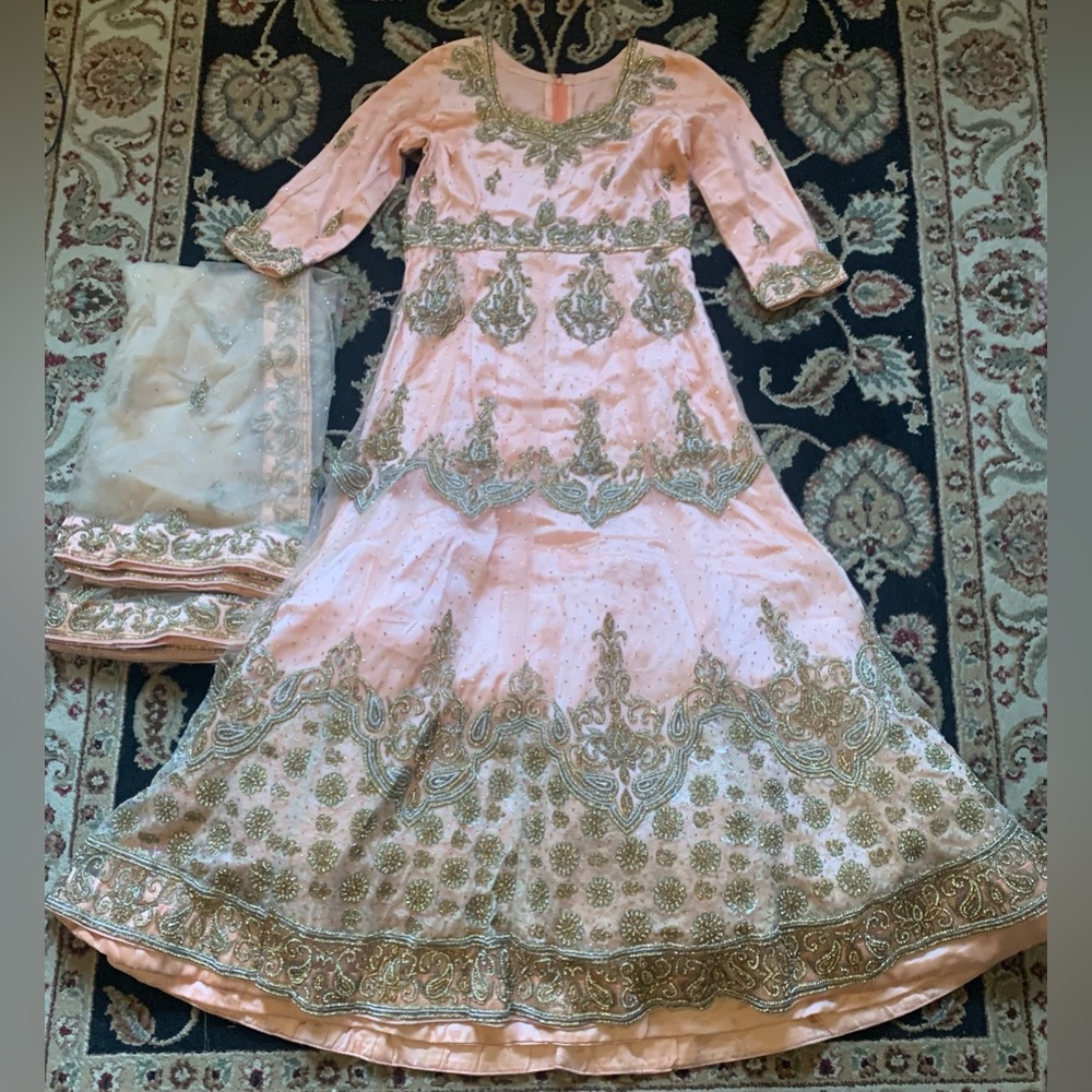 Indian Pakistani Bridal Dress Gharara Sharara Gown Dress Anarkali Salwar Kameez